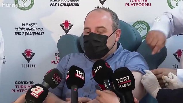 Varank, yerli imkanlarla geliştirilen Faz-1 aşamasındaki VLP aşının ikinci dozunu yaptırdı