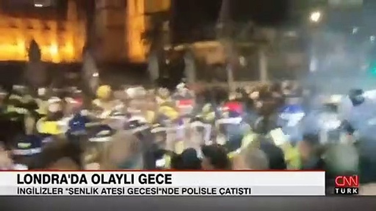 Londra'da olaylı gece