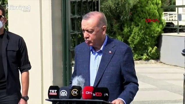 Cumhurbaşkanı Erdoğan, cuma namazı sonrası soruları yanıtladı