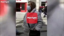 Taksim'deki çarşaf tartışması sosyal medyanın gündemine oturdu