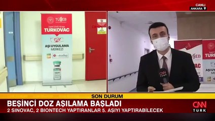 Beşinci doz aşılama başladı