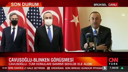 Dışişleri Bakanı Mevlüt Çavuşoğlu, Brüksel'deki toplantının ardından açıklamalarda bulundu