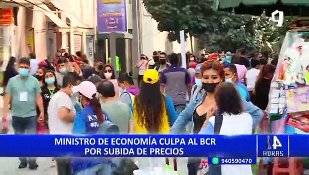 Kurt Burneo responsabiliza al BCR por subida de precios de alimentos de la canasta básica