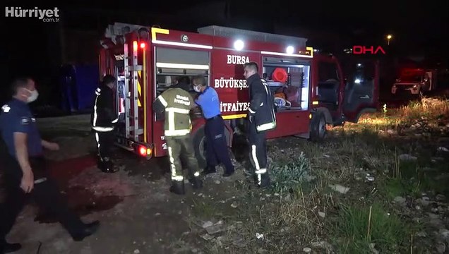 Yangında, çuvallardaki patlamayla birlikte yayılan koku, paniğe neden oldu