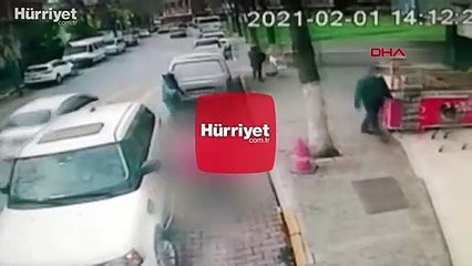İş insanına lüks cipine binerken silahlı saldırı anı kamerada