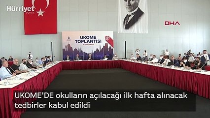 UKOME'DE okulların açılacağı ilk hafta alınacak tedbirler kabul edildi