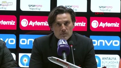 Montella: Zorlu bir deplasmandan 3 puanla dönüyoruz
