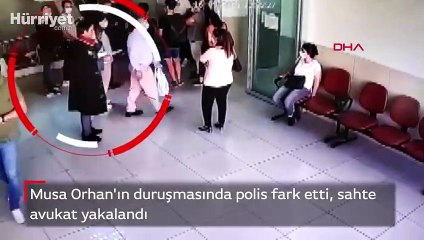 Polis fark etti, sahte avukat duruşmada yakalandı