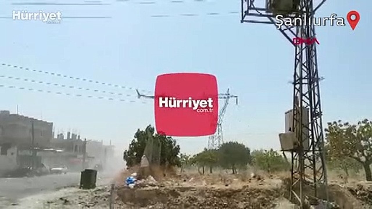 Yüksek gerilim hattı helikopterle temizlendi, vatandaşlar paniğe kapıldı