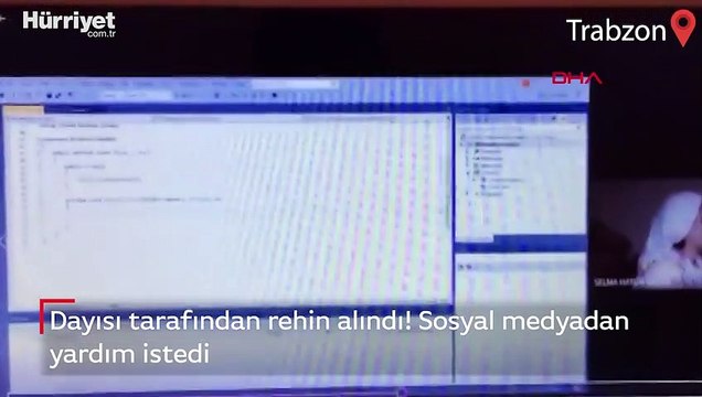 Dayısının rehin aldığı genç kız, sosyal medyadan yardım istedi