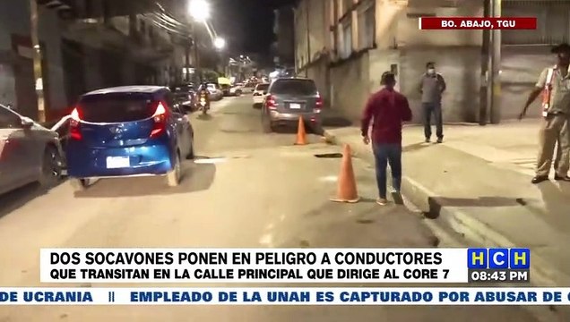 Pobladores del barrio Abajo de la capital preocupados por hundimientos en la zona