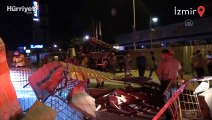 Otomobil metro inşaatındaki 25 metrelik boşluğa düştü: 2 ağır yaralı
