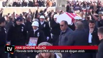 Van'daki şehit cenazesinde 'Kahrolsun PKK' sesleri yükseldi
