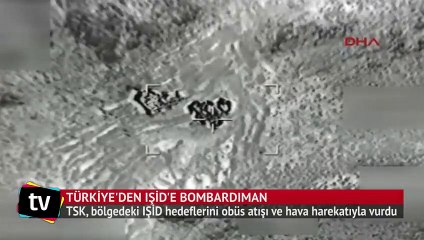 TSK, Kuzey Irak'ta IŞİD hedeflerine bomba yağdırdı