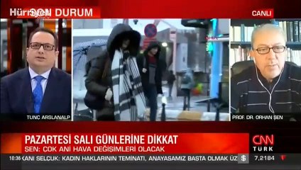 Orhan Şen: Önümüzdeki dört güne dikkat