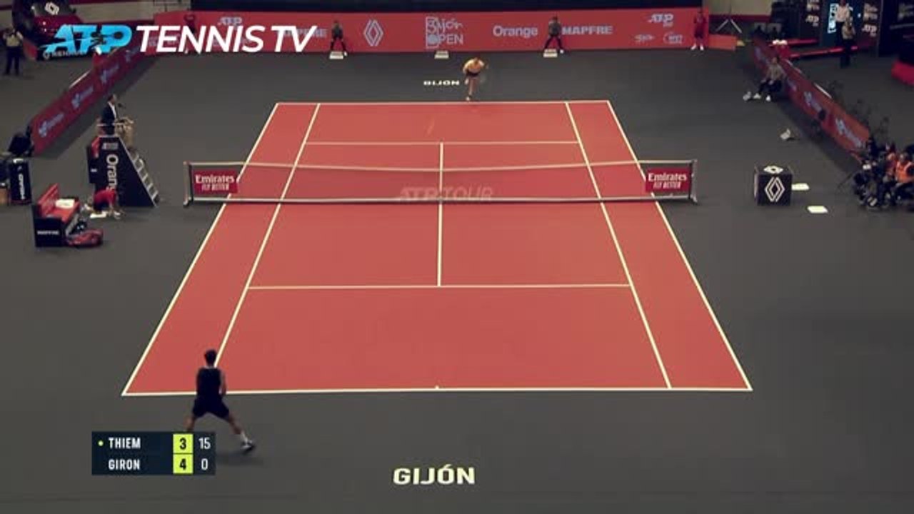 Gijon - Thiem écarte Giron dans la difficulté