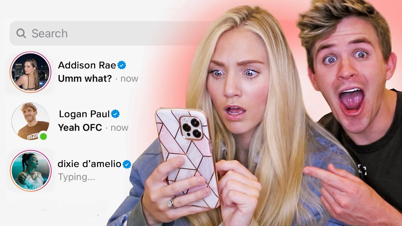 DM'ing 100 Tik Tok Celebrities To See Who Would Reply... (ft. Dixie D ...