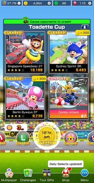 Mario Kart Tour: Anniversary Tour: Toadette Cup for Coins