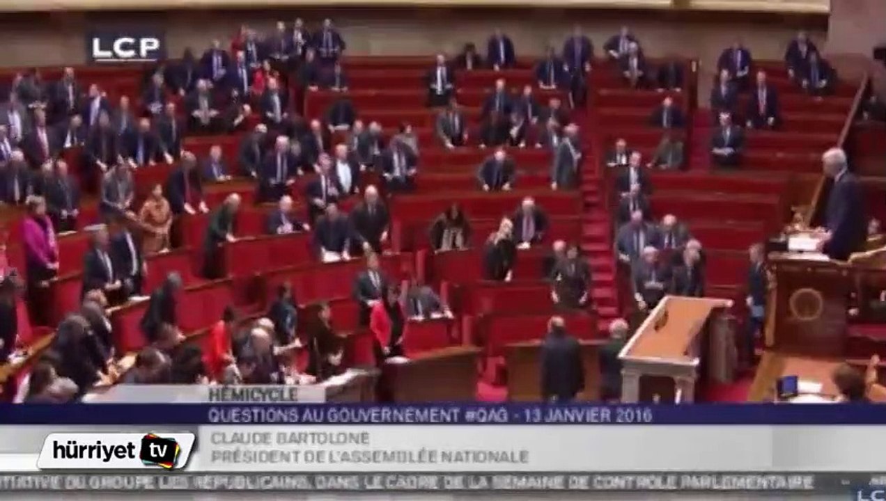 Fransız Parlamentosunda İstanbul terör saldırısı için 1 dakikalık saygı duruşu