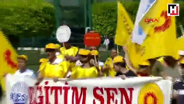 1 Mayıs kutlamalarının en çarpıcı görüntüsü