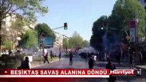 BEŞİKTAŞ SAVAŞ ALANINA DÖNDÜ