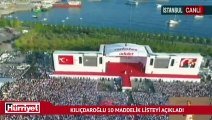 Kılıçdaroğlu 10 maddelik listeyi açıkladı