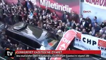 Kılıçdaroğlu, Cumhuriyet Gazetesi'ni ziyaret etti