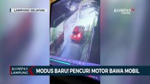 Modus Baru! Pencuri Motor Beraksi Gunakan Mobil