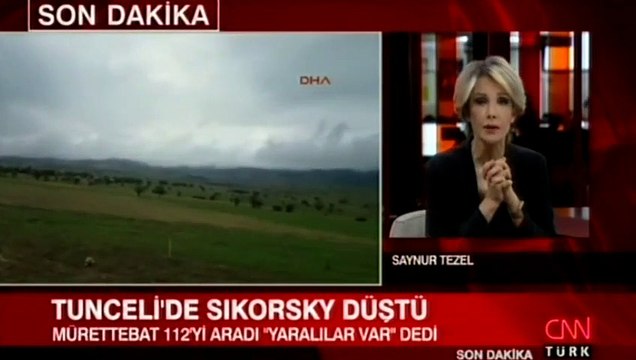 Helikopter personeli 112'yi aradı: 'Yaralı var' dedi