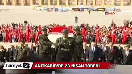 Devlet erkanı Anıtkabir'de