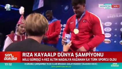 Rıza Kayaalp 4. kez Dünya Şampiyonu!