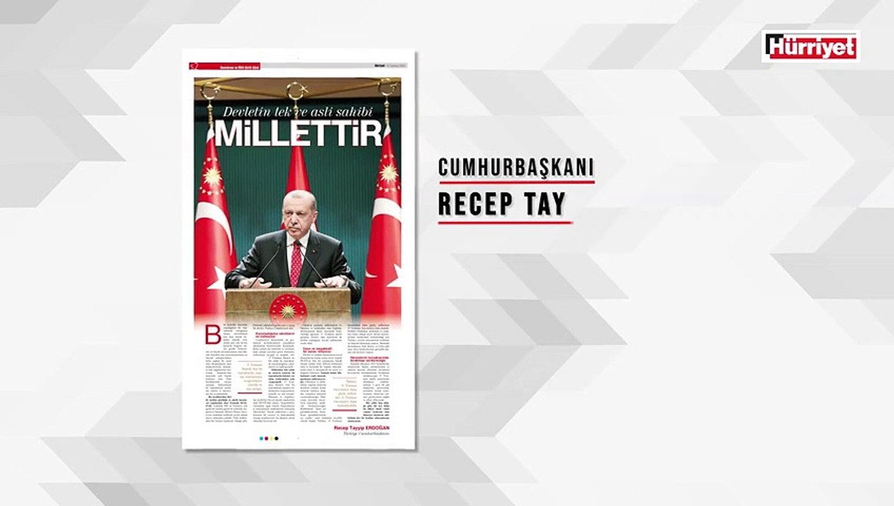 Hürriyet’ten 15 Temmuz Demokrasi ve Milli Birlik Günü için 30 sayfalık özel gazete!