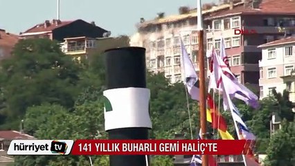 141 yıllık buharlı gemi haliç'te
