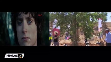 Yüzüklerin Efendisi'nin Frodo'su Expo'ya 15 bininci fidanı dikti