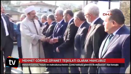 Mehmet Görmez: Diyanet teşkilatı olarak mahcubuz