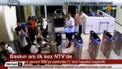 15 Temmuz gecesi İBB'ye saldırı anı