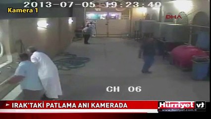 11 KİŞİNİN HAYATINI KAYBETTİĞİ PATLAMA ANI KAMERADA