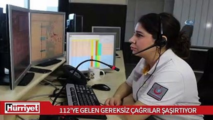 112'ye gelen gereksiz çağrılar şaşırtıyor