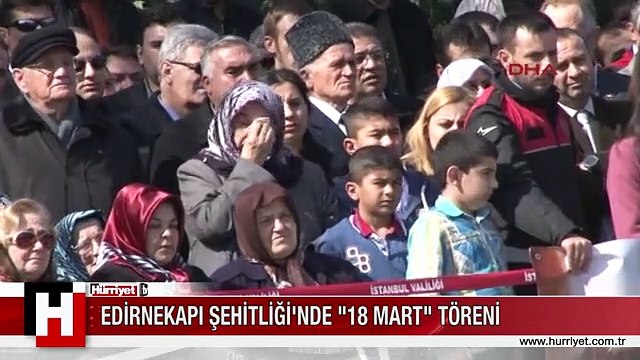 EDİRNEKAPI ŞEHİTLİĞİ'NDE 18 MART TÖRENİ