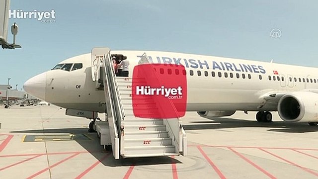 THY'nin 9 milyon sembolik yolculu 19 Mayıs özel uçuşu başladı