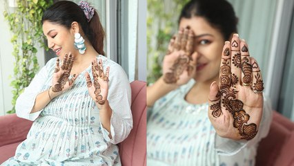 Debina Bonnerjee Karwa Chauth Mehendi Video Viral, मेहंदी लगाकर...| Boldsky *Entertainment