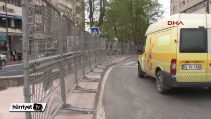 Taksim'de 1 Mayıs hazırlıkları