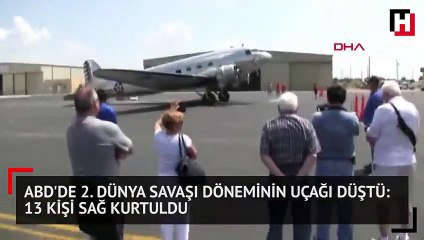 ABD'de 2. Dünya Savaşı döneminin uçağı düştü