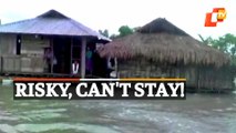 People Forced To Leave Home After Flood Situation in Assam’s Dhemaji