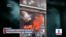 Se incendia tienda Galerías El Triunfo en avenida San Jerónimo, CDMX