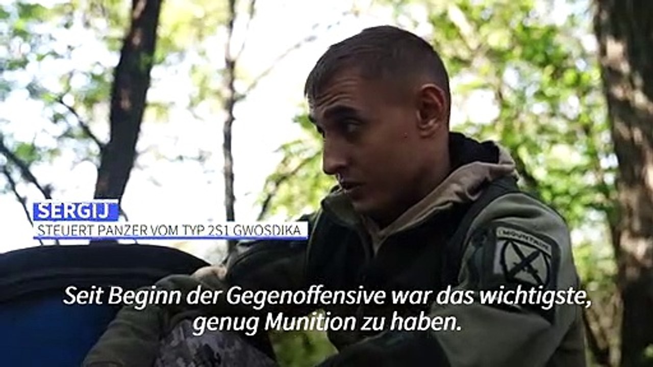 Ukrainische Armee sammelt russische Waffen ein