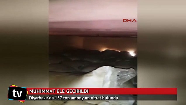 Diyarbakır'da 157 ton amonyum nitrat ele geçirildi