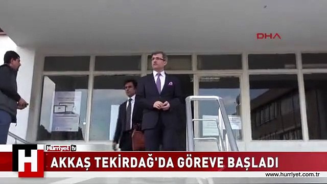 SAVCI MUAMMER AKKAŞ TEKİRDAĞ'DA GÖREVE BAŞLADI