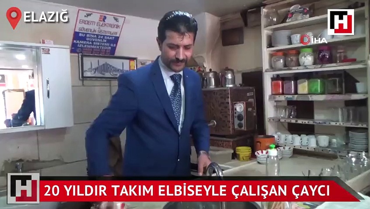 20 yıldır takım elbiseli, memur değil çaycı