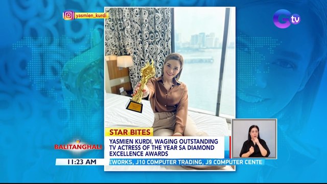 Yasmien Kurdi, waging Outstanding TV Actress of the Year sa Diamond Excellence Awards | BT